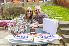 HAPPIER COUPLE: Win comes after wedding and honeymoon lottery win