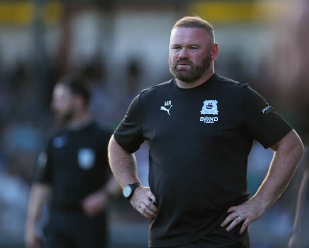 Plymouth Argyle boss Wayne Rooney.