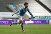 Ferran Torres in action for Manchester City against Newcastle United. The Barcelona man has been linked with a move to St James' Park this summer.
