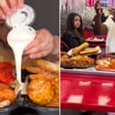 Screenshots from Mukbang style videos on TikTok. Photo: TikTok