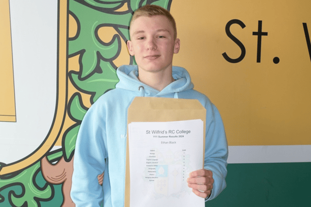Ethan Black is planning to head onto the school's sixth form following his successful GCSE results.