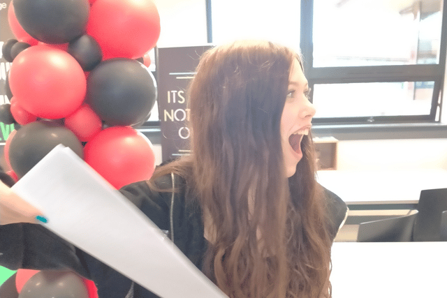 Some pupils were shocked after they received their GCSE results.