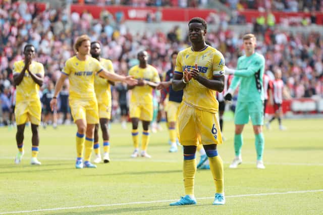 Marc Guehi with Crystal Palace.