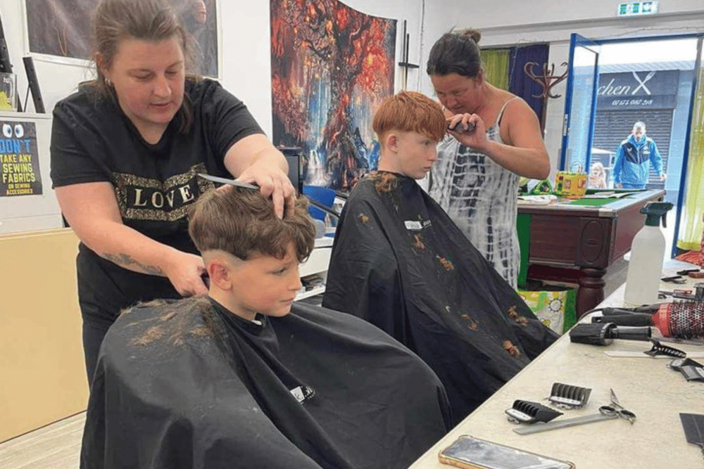 Fifty South Tyneside children have received free 'back to school' haircuts.