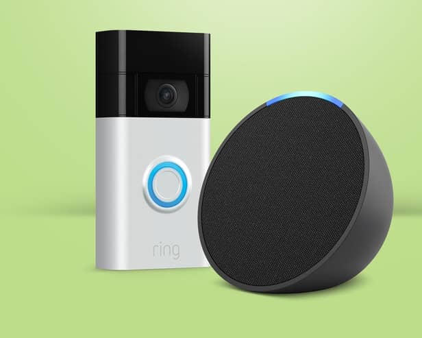 The latest Ring Doorbell, AND an Echo Pop smart speaker are included in this half-price bundle