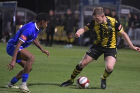 Hebburn Town defender Aidan Heywood (photo Tyler Lopes)