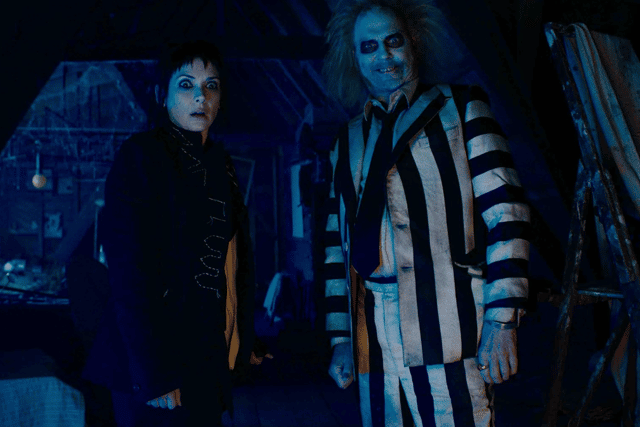 Winona Ryder and Michael Keaton return as Lydia Deetz and Betelguese in Tim Burton's long-awaited sequel to 1988's "Beetlejuice." "Beetlejuice Beetlejuice" arrives to UK cinemas this weekend.