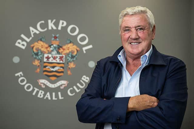 Steve Bruce is the new Blackpool boss