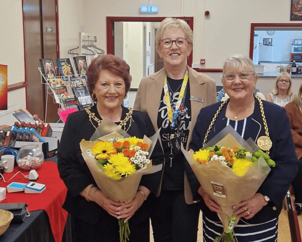 From left: Stella Matthewson, Mayoress of South Tyneside, Pauline Fox, Slimming World consultant, and Cllr Fay Cunningham, the Mayor of South Tyneside.