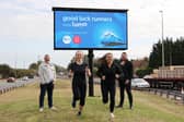 From left: Mark Catterall, CEO at Smart Media Group, Lumo's Bethany Forbister and Lucy Harper, with Stuart Angus, Director at Side by Side Arts.