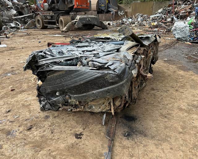 Car gets CRUSHED!!! Satisfying video shows poacher's vehicle destroyed