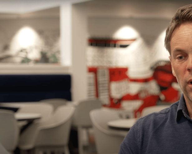 Sunderland sporting director Kristjaan Speakman. Photo from SAFC's YouTube.
