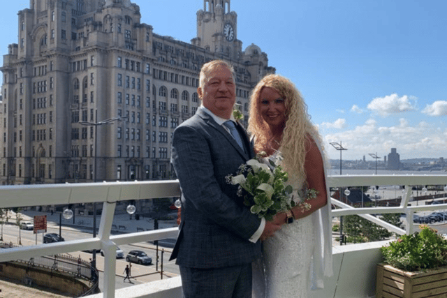 Jo's diagnosis came just months after she and her husband Jef were married in her hometown of Liverpool.
