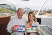 Sir Brendan Foster and Mayor Kim McGuinness 