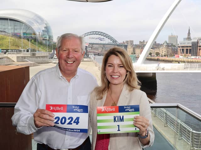 Sir Brendan Foster and Mayor Kim McGuinness 