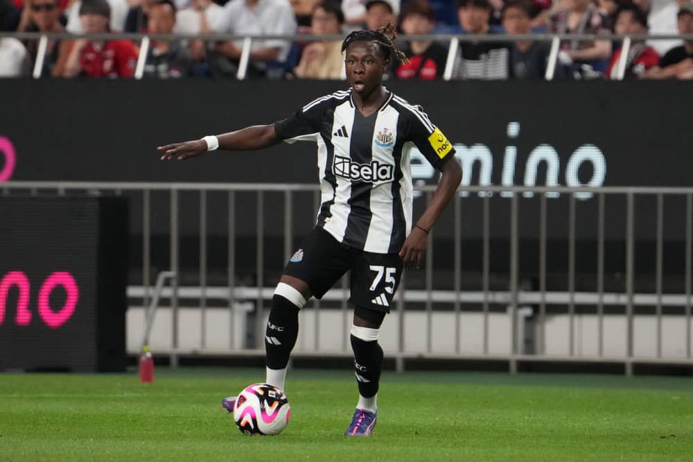 Newcastle United winger Trevan Sanusi