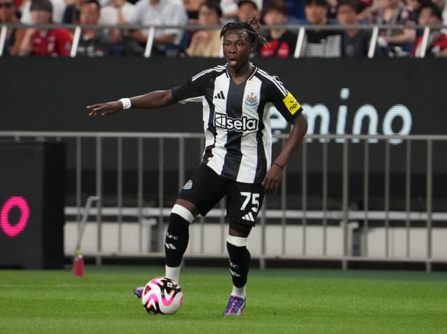 Newcastle United winger Trevan Sanusi