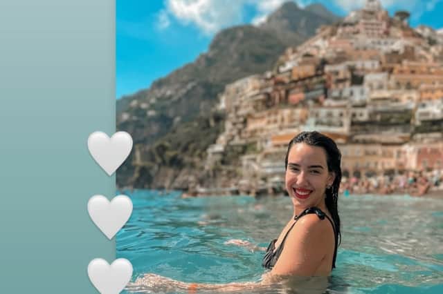 Miguel Almiron's wife, Alexia Notto.