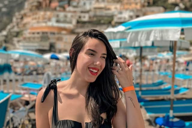 Alexia Notto at the Amalfi Coast.