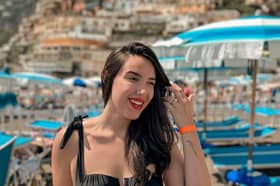 Alexia Notto at the Amalfi Coast.