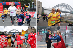 Thousands of youngsters descended on Newcastle to take part in the 2024 Mini Great North Run.