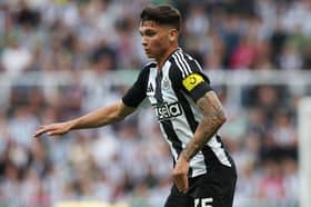 Newcastle United midfielder Jamie Miley