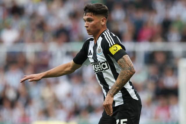 Newcastle United midfielder Jamie Miley during pre-season.