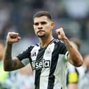 Newcastle United midfielder Bruno Guimaraes