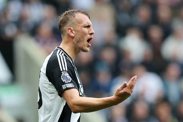 Dan Burn at Newcastle United. 