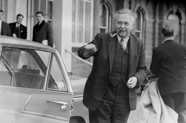 Prime Minister Harold Wilson in the 1960s.