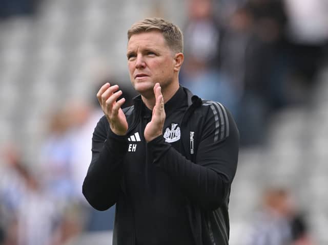 Newcastle United head coach Eddie Howe