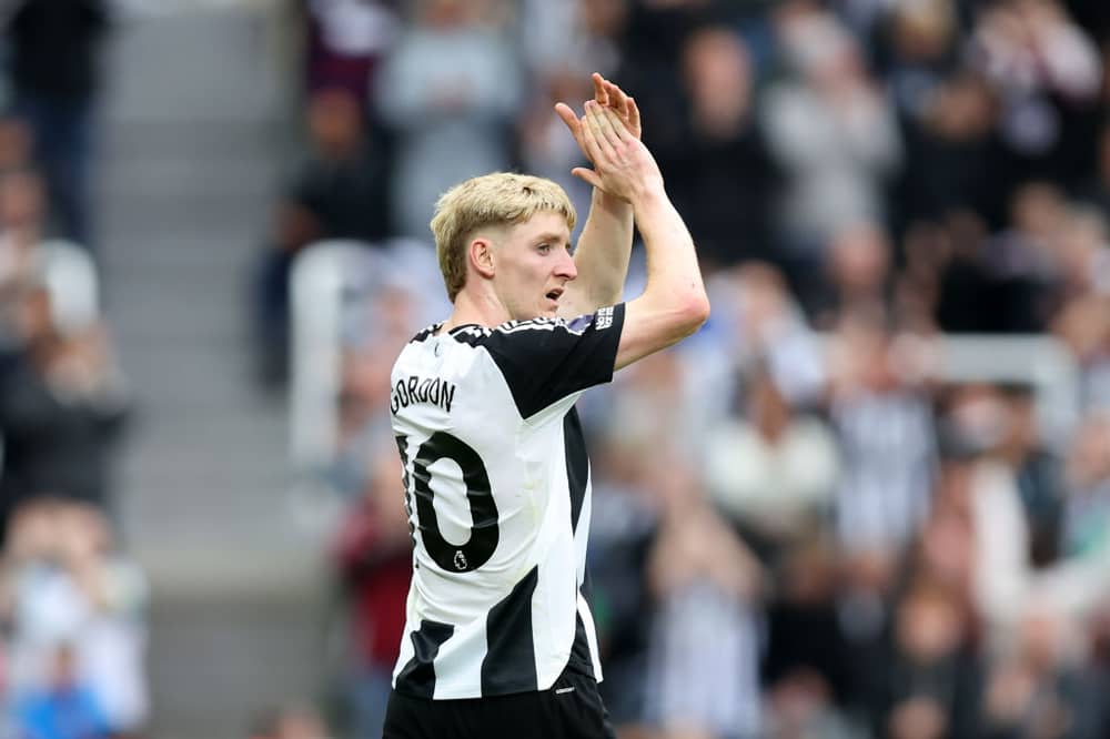 Newcastle United winger Anthony Gordon 