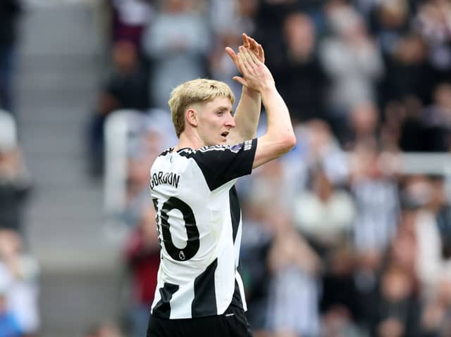 Newcastle United winger Anthony Gordon 