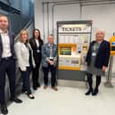 Pictured are: Steven Welsh, Candidate Engagement Manager Zenith Training, Beckie Docherty, Marketing Manager Zenith Training, Gillian Dickinson Employer Adviser at DWP South Shields Job Centre, Head of Learning at Nexus Maureen Askew and Metro Station Delivery Manager Lynne Dickinson.