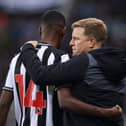 Eddie Howe has confirmed Alexander Isak was taken off with an eye issue against Wolves.
