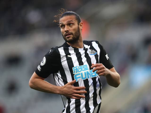 Former Newcastle United striker Andy Carroll