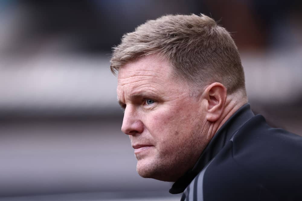Newcastle United head coach Eddie Howe. (Photo by Naomi Baker/Getty Images)