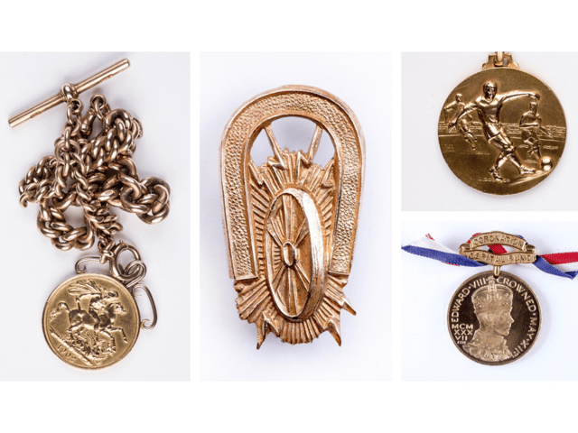 The valuable exhibits that were stolen from the South Shields Museum and Art Gallery.