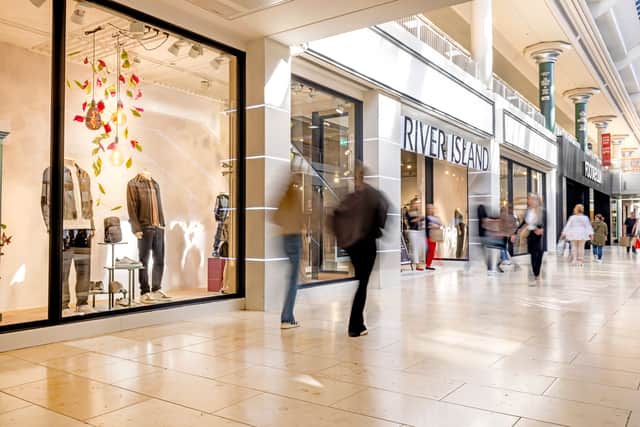 The Metrocentre's River Island store is undergoing major refurbishment work.