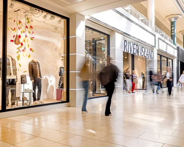 The Metrocentre's River Island store is undergoing major refurbishment work.