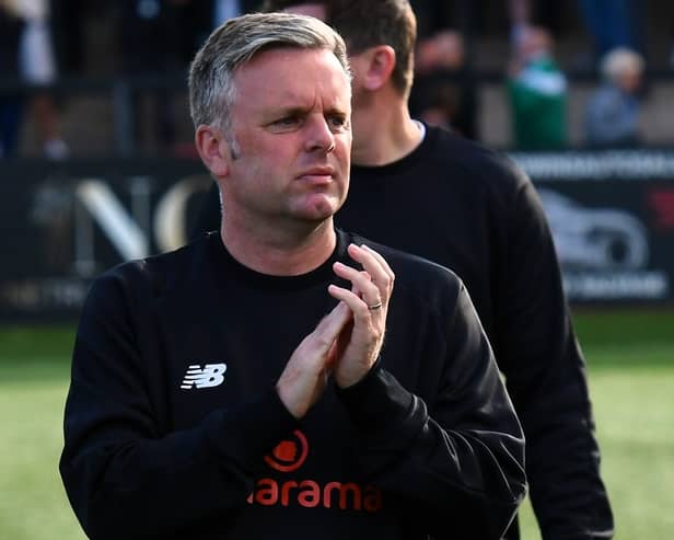 South Shields manager Elliott Dickman (photo Kevin Wilson)