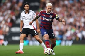 Newcastle United midfielder Bruno Guimaraes. 