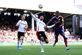 Alexander Isak in action at Fulham. 