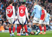 Rodri was forced off after 21 minutes with a suspected knee injury