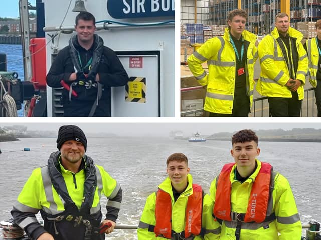 New apprentices as the Port of Tyne.