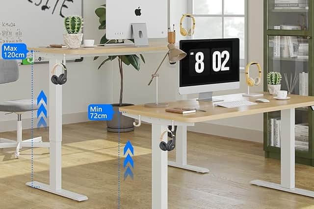 MAIDeSITe Height Adjustable Electric Standing Desk