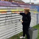 Sheila Graber has completed work on a mural at Haven Court, in South Shields.