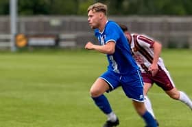 Jarrow in action against Seaham Red Star (photo Peter Franklin)