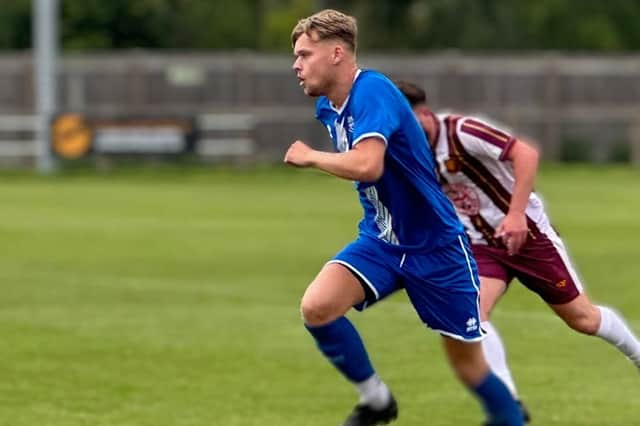 Jarrow in action against Seaham Red Star (photo Peter Franklin)