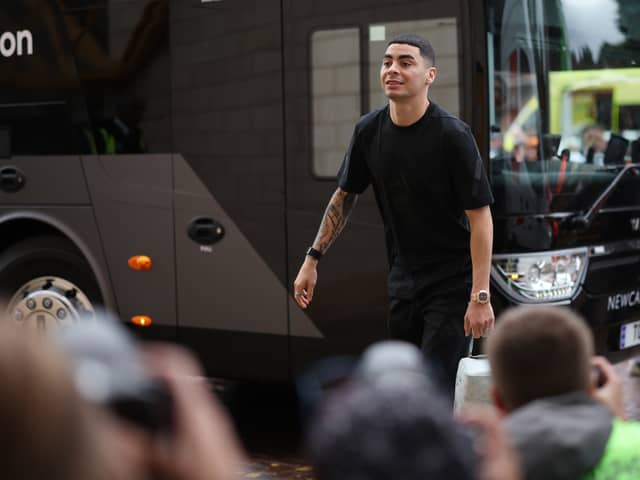 Newcastle United winger, Miguel Almiron.